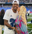 Éder Militão e Karoline Lima estavam juntos desde junho do ano passado   Foto: Instagram/@karolinel / Reprodução