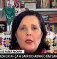Daniela Felix, representa a família da menina de 11 anos, vítima de estupro, impedida de abortar   Foto: Reprodução