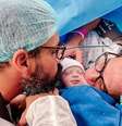 Maria Guilhermina, filha do ator, nasceu na última terça, 21  Foto: Popline