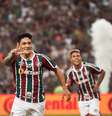 German Cano comemora gol em partida contra o Cruzeiro   Foto: Fernando Salles/W9 PRESS / Gazeta Press