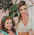 Tatiane Minerato e a mãe Sylvia  Foto: Reprodução/Instagram/@tatiminerato