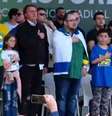 Jair Bolsonaro participou de evento com evangélicos em Santa Catarian  Foto: Reprodução/NSCTV