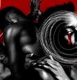 Imagem representa a violência contra homens negros gays.  Foto: Créditos de imagem: Colagem: I / Alma Preta