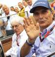 Nelson Piquet foi flgrado usando termo racista para se referir a Lewis Hamilton   Foto: Bernadett Szabo/Reuters