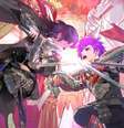 Forma feminina de Ashen Demon contra Shez, protagonista de Fire Emblem Warriors: Three Hopes   Foto: Meio Bit