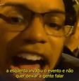 Fernando Holiday foi recebido com protestos em universidade paulista   Foto: Reprodução
