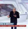Apresentador do 'Brasil Urgente' recebe ligação inesperada ao vivo  Foto: Reprodução