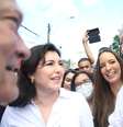 Simone Tebet e Ciro Gomes em Salvador   Foto: Redes sociais 