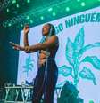 Além dos vídeos na internet, a intérprete já foi convidada para traduzir as músicas em um palco   Foto: @nzambiapongo_oficial/Reprodução