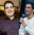 João Guilherme Silva, antes e depois  Foto: Instagram / @joaosilva