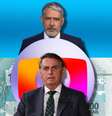 Bolsonaro não impediu mais verbas à Globo de seu inimigo William Bonner  Foto: Fotomontagem: Blog Sala de TV