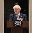 "Ninguém é remotamente indispensável": Boris Johnson anuncia sua renúncia como líder do Partido Conservador.  Foto: Getty Images / BBC News Brasil