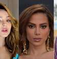 Larissa Manoela e Giovanna Ewbank estão entre as artistas que sofrem com endometriose, doença diagnosticada em Anitta.  Foto: Instagram / @larissamanoela, Bridget Bennett/AFP e Instagram / @gioewbank / Estadão