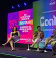 A empreendedora travesti Eva Pires, o criador de conteúdo Vitor diCastro, o influenciador Tassio Santos e a CEO da Nhaí! Raquel Virgínia  Foto: 