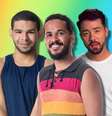 Vyni, Charles e Rico: representatividade importante na tela de milhões de casas  Foto: Divulgação