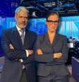 Bonner e Renata já estão no ritmo da cobertura das eleições  Foto: Reprodução/Facebook