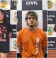 Na foto, da esquerda para direita: Enzo, Jeferson e Raíssa; trio preso suspeito de matar amiga em Goiânia  Foto: Reprodução/TV Anhanguera
