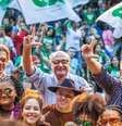 Fernando Haddad, Geraldo Alckmin e Márcio França utilizam Juliet em post da pré-campanha @Diego Zacarias/Divulgação  Foto: Agência Mural