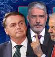 Será que Bolsonaro e Lula vão ‘amarelar’ na hora de encarar Bonner?   Foto: Blog Sala de TV