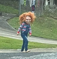 Menino de 5 anos se veste de Chucky e assusta cidade dos EUA    Foto: Reprodução/Facebook