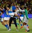 Seleção brasileira feminina supera Colômbia e conquista a Copa América pela 8ª vez  Foto: Reprodução/Twitter/Copa América