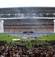  Público total de 87.192 pessoas no Wembley foi o maior já visto entre todos os jogos de todas as edições da Euro (feminina e masculina)  Foto: Reprodução/Twitter/UEFA Women's EURO 2022