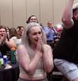 Abortion supporters react to the result at a watch party in Overland Park, Kansas  Foto: Getty Images / BBC News Brasil