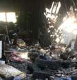 Casa ficou destruída após carro de Anne atingi-la  Foto: Reprodução/Go Fund Me