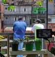 Energia solar na quebrada: reportagem para a TV  Foto: Instagram / Reprodução