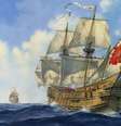 O galeão Nuestra Señora de las Maravillas afundou em 1656, quando se chocou contra um recife perto das Bahamas  Foto: Allen Exploration / BBC News Brasil
