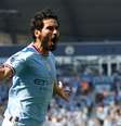 Gundogan abriu o placar para o Manchester United neste sábado, 13, pelo Campeonato Inglês  Foto: Craig Brough / Reuters