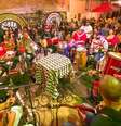 Roda de samba no Grajaú, zona sul de São Paulo  Foto: Reprodução/Instagram