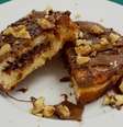 Guia da Cozinha - French toast recheada: rabanada com creme de avelã  Foto: Guia da Cozinha
