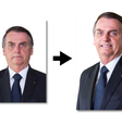 Campanha solicita troca de foto de Bolsonaro  Foto: TSE