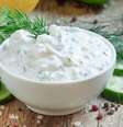 Creme de iogurte com pepino   Foto: Shutterstock / Portal EdiCase