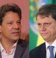 Datafolha SP: 35% não votariam em Haddad, ante 27% em Tarcísio  Foto: Poder360