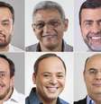Principais candidatos ao governo do RJ, em ordem alfabética  Foto: Divulgação/TSE