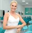 Ana Hickmann em seu instituto  Foto: Divulgação