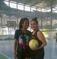 Aula de vôlei no Complexo Esportivo da Rocinha.  Foto:  Luciana Ferreira.