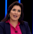 Simone Tebet no JN  Foto: TV Globo / Reprodução