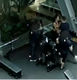 Agressão foi registrada por câmeras de segurança, no dia 3 de agosto, em academia de luxo de São Paulo   Foto: Reprodução/TV Globo
