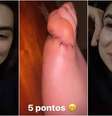 Naiara Azevedo confessou que não sentiu dor após pisar no objeto, mas como tinha muito sangue, resolveu ir para o hospital.  Foto: Instagram/@naiaraazevedo / Estadão