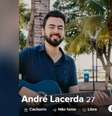 André Lacerda (PSD) usa o Tinder para fazer campanha política  Foto: Reprodução/Tinder