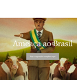 Página com URL bolsonaro.com.br mostra artes e montagens críticas ao presidente Jair Bolsonaro  Foto: Reprodução