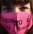 Manifestação pró-aborto em Turim, na Itália  Foto: ANSA / Ansa - Brasil