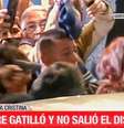 Vídeo mostra homem apontando a arma para Cristina  Foto: Ansa / Ansa - Brasil