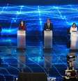 O debate na Band deu fôlego aos candidatos da Terceira Via  Foto: Reprodução