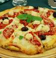 Pizza caseira vegetariana | Foto: Guia da Cozinha  Foto: Guia da Cozinha