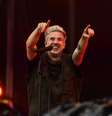 Jota Quest abriu os shows do palco Mundo, o principal do Rock In Rio 2022  Foto: AgNews
