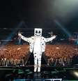 O misterioso Marshmello foi uma das atrações mais aguardadas do sábado, 3, no Rock In Rio 2022  Foto: Reprodução/Twitter/Marshmello
